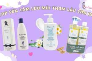 review sua tam luu mui thom lau cho be