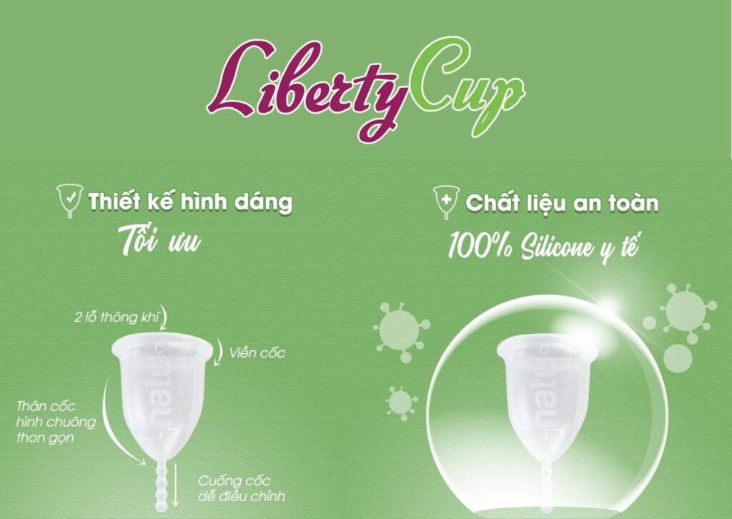 Thiết kế Cốc nguyệt san Lyberty Cup