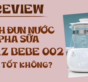 Review bình đun nước pha sữa Moaz Bebe 002 có tốt không
