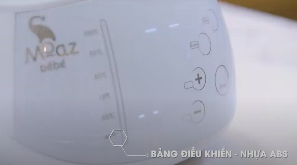 Đánh giá về chất liệu, thiết kế của máy đun nước pha sữa cho bé Moaz Bebe 002