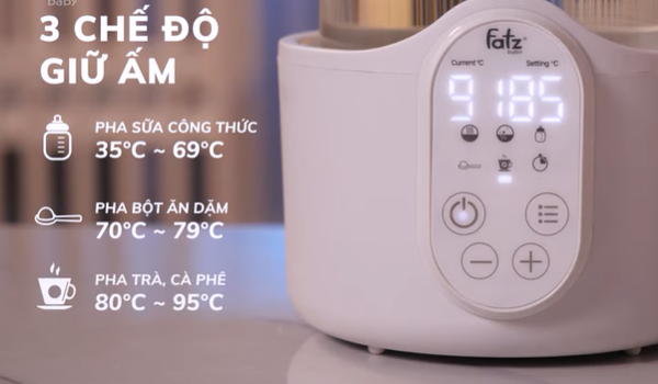 Các chế độ giữ ấm của máy Fatz Quick 8