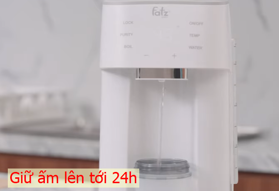 Chức năng giữ ấm nước của máy đun nước pha sữa thông minh Fatz Smart 2