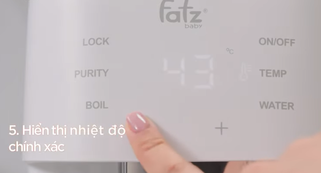 Review máy đun nước pha sữa Fatz Smart 2: thiết kế rất thông minh