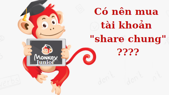 Nhiều mẹ mua tài khoản Monkey Junior share dùng chung và gặp vấn đề sau đó nghĩ rằng bị lừa đảo