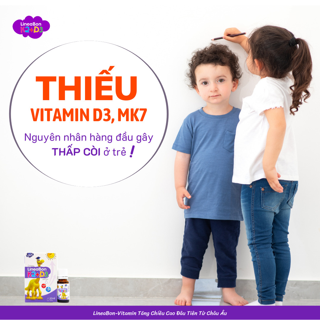 Vitamin Lineabon D3K2 là sản phẩm bổ sung, có chứa thành phần là vitamin D3 và vitamin K2