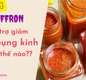 Saffron giảm đau bụng kinh như thế nào